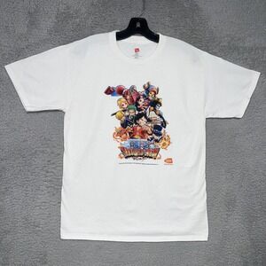 Bandai Namco One Piece Thousand Storm T Shirt Men's Sz M White Anime Gaming Tee